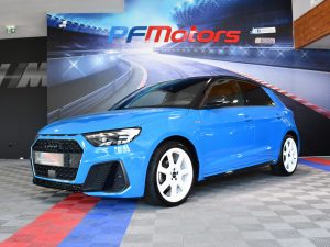 Audi A1 Sportback S-Line 35 TFSI 150 S-Tronic GPS Virtual ACC Car Play Caméra Induction Pré Sense Lane LED JA 18 Audi Sport Bleu TURBO – photo 6