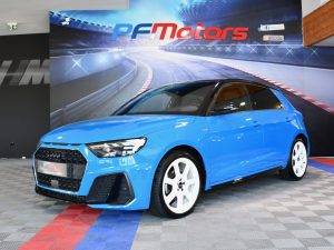 Audi A1 Sportback S-Line 35 TFSI 150 S-Tronic GPS Virtual ACC Car Play Caméra Induction Pré Sense Lane LED JA 18 Audi Sport Bleu TURBO – photo 7
