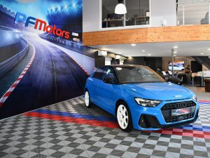 Audi A1 Sportback S-Line 35 TFSI 150 S-Tronic GPS Virtual ACC Car Play Caméra Induction Pré Sense Lane LED JA 18 Audi Sport Bleu TURBO – photo 10