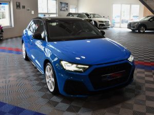 Audi A1 Sportback S-Line 35 TFSI 150 S-Tronic GPS Virtual ACC Car Play Caméra Induction Pré Sense Lane LED JA 18 Audi Sport Bleu TURBO – photo 30