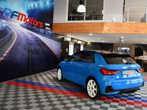 Audi A1 Sportback S-Line 35 TFSI 150 S-Tronic GPS Virtual ACC Car Play Caméra Induction Pré Sense Lane LED JA 18 Audi Sport Bleu TURBO – photo 35