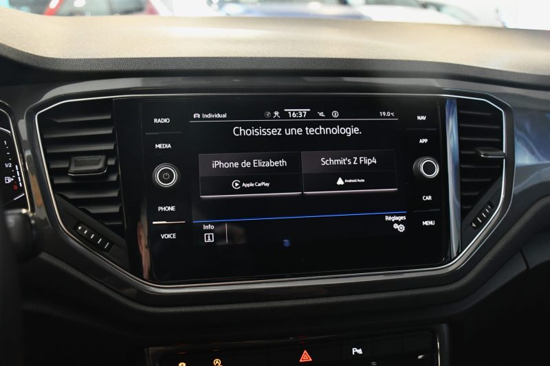 Volkswagen T-Roc Carat 1.5 TSI 150 DSG GPS Virtual ACC Limiteur Caméra Front Lane Hayon JA 17 – photo 22