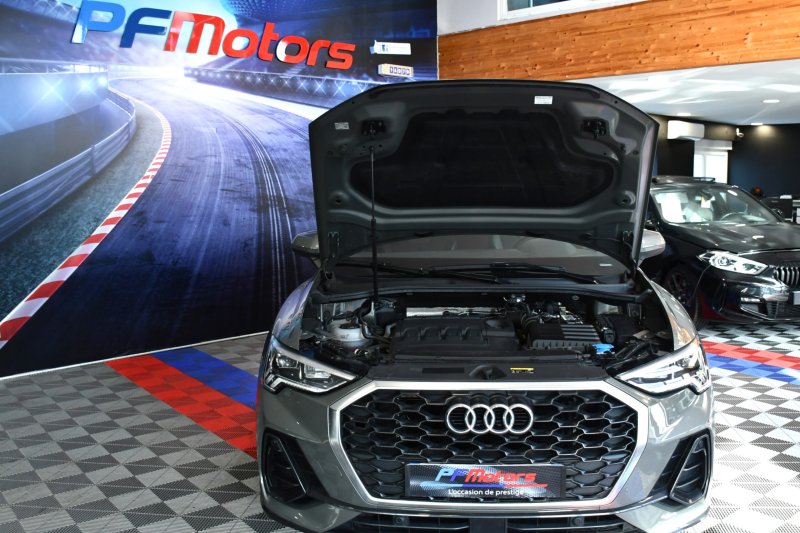Audi Q3 Sportback S-Line Design Luxe 35 TDI 150 S-Tronic GPS Vebasto Virtuyal Hayon Attelage LED Caméra ACC Pré Sense JA 19 – photo 6