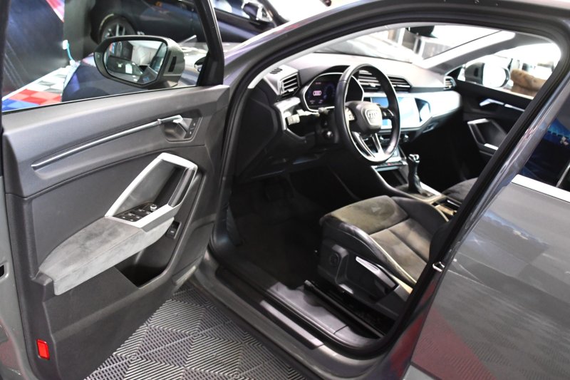 Audi Q3 Sportback S-Line Design Luxe 35 TDI 150 S-Tronic GPS Vebasto Virtuyal Hayon Attelage LED Caméra ACC Pré Sense JA 19 – photo 21
