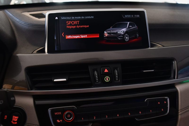 BMW X1 S-Drive 18DA 150 Lounge BVA GPS Cuir électrique TO Caméra Hayon LED Régulateur JA 17 – photo 22