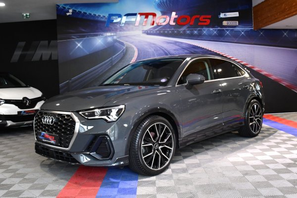Audi Q3 Sportback S-Line Design Luxe 35 TFSI 150 S-Tronic GPS Virtual Car Play ACC Cuir Lane Pré Sense Induction Attelage Hayon JA 20 – photo 1