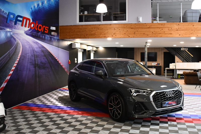 Audi Q3 Sportback S-Line Design Luxe 35 TFSI 150 S-Tronic GPS Virtual Car Play ACC Cuir Lane Pré Sense Induction Attelage Hayon JA 20 – photo 7