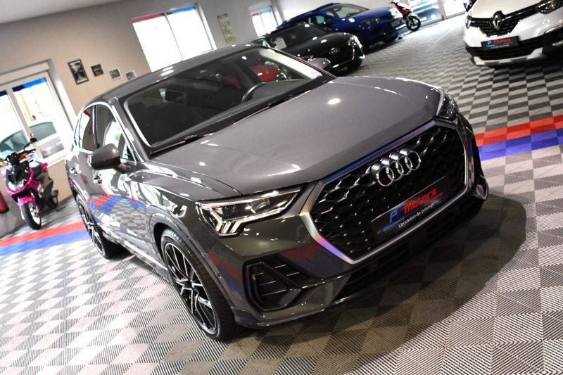 Audi Q3 Sportback S-Line Design Luxe 35 TFSI 150 S-Tronic GPS Virtual Car Play ACC Cuir Lane Pré Sense Induction Attelage Hayon JA 20 – photo 9
