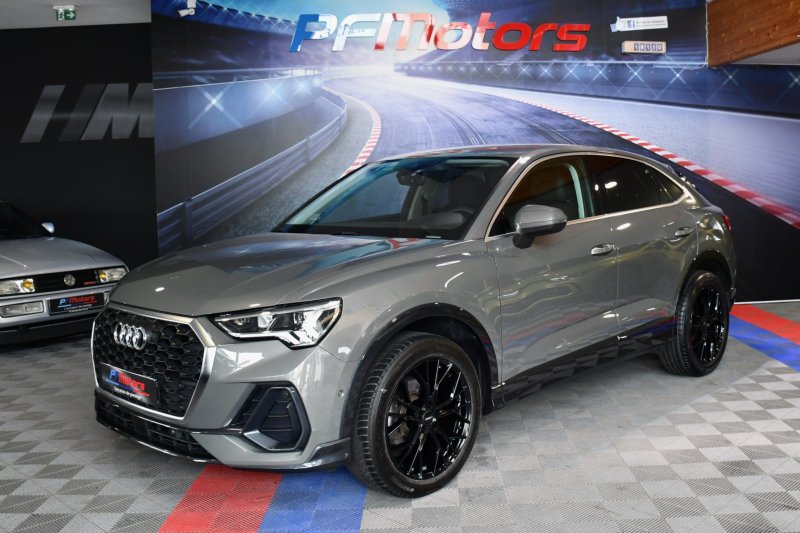 Audi Q3 Sportback S-Line Design Luxe 35 TDI 150 S-Tronic GPS Vebasto Virtuyal Hayon Attelage LED Caméra ACC Pré Sense JA 19 – photo 25