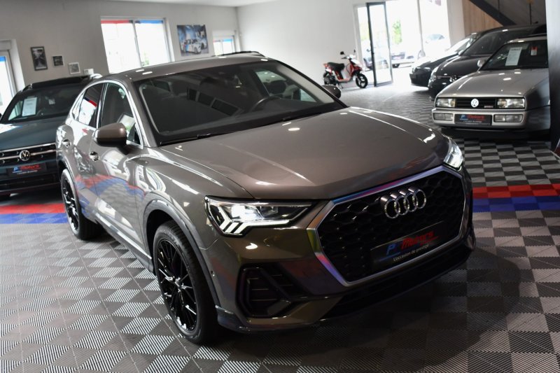 Audi Q3 Sportback S-Line Design Luxe 35 TDI 150 S-Tronic GPS Vebasto Virtuyal Hayon Attelage LED Caméra ACC Pré Sense JA 19 – photo 30