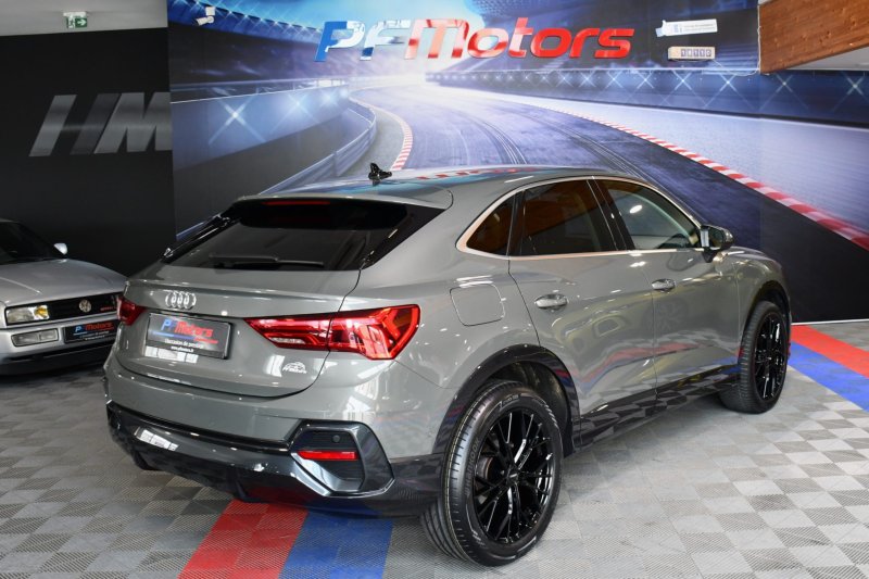 Audi Q3 Sportback S-Line Design Luxe 35 TDI 150 S-Tronic GPS Vebasto Virtuyal Hayon Attelage LED Caméra ACC Pré Sense JA 19 – photo 32