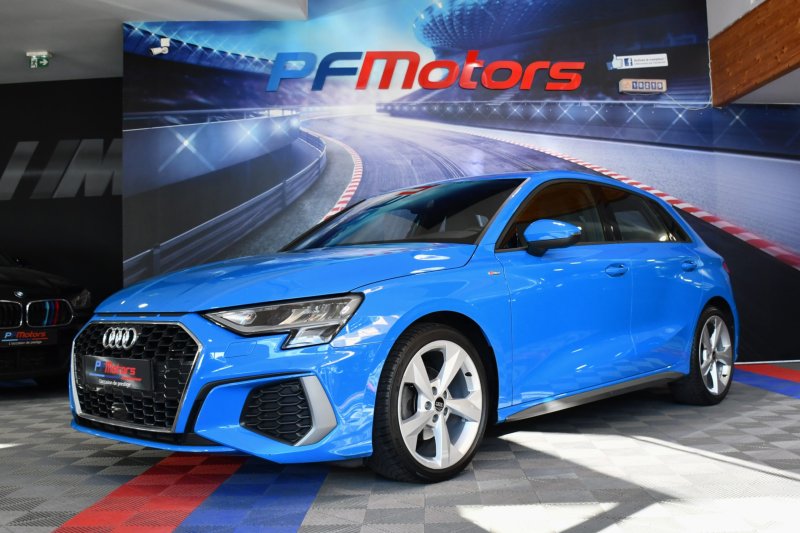 Audi A3 Sportback S-Line 35 TDI 150 S-Tronic Car Play Android Virtual Lane Pré Sense Régulateur JA 18 – photo 1