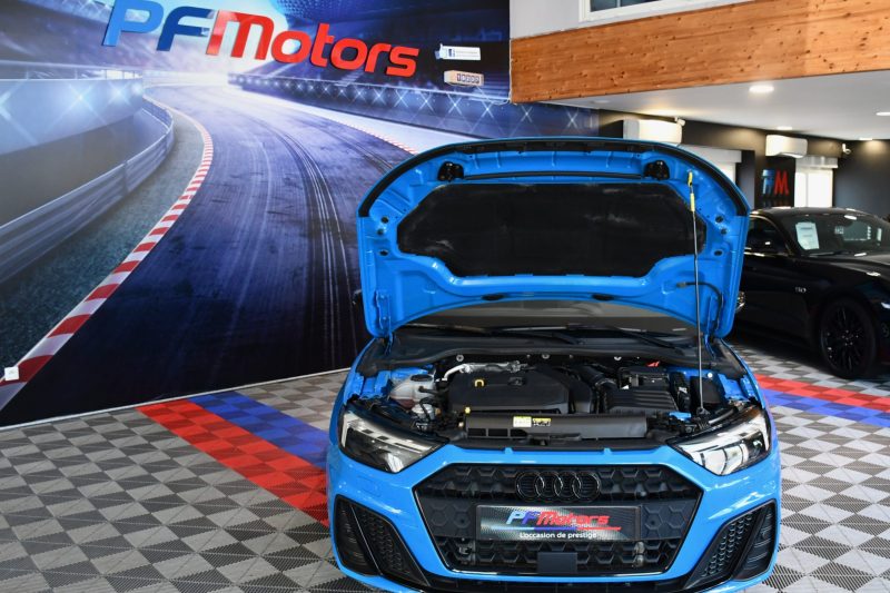 Audi A1 Sportback S-Line 35 TFSI 150 S-Tronic GPS Virtual ACC Car Play Caméra Induction Pré Sense Lane LED JA 18 Audi Sport Bleu TURBO – photo 15