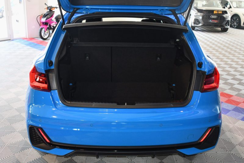Audi A1 Sportback S-Line 35 TFSI 150 S-Tronic GPS Virtual ACC Car Play Caméra Induction Pré Sense Lane LED JA 18 Audi Sport Bleu TURBO – photo 18
