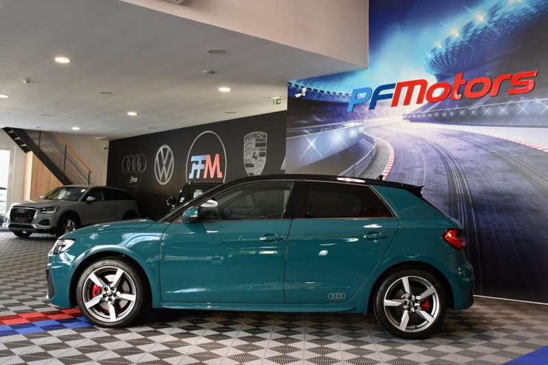 Audi A1 Sportback S-Line 40 TFSI 200 S-Tronic GPS ACC Caméra Pré Sense Drive Cuir Alcantara Lane JA 17 Vert Tioman – photo 2