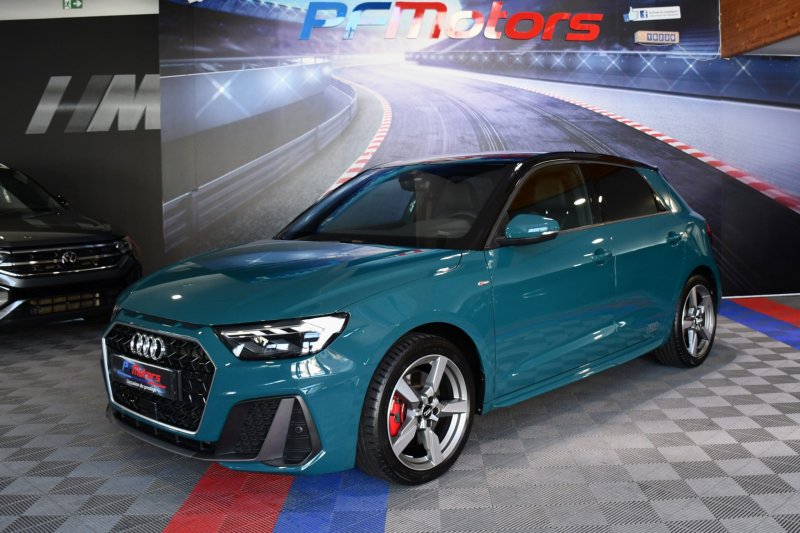 Audi A1 Sportback S-Line 40 TFSI 200 S-Tronic GPS ACC Caméra Pré Sense Drive Cuir Alcantara Lane JA 17 Vert Tioman – photo 6