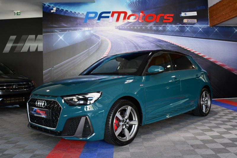 Audi A1 Sportback S-Line 40 TFSI 200 S-Tronic GPS ACC Caméra Pré Sense Drive Cuir Alcantara Lane JA 17 Vert Tioman – photo 8