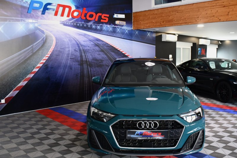 Audi A1 Sportback S-Line 40 TFSI 200 S-Tronic GPS ACC Caméra Pré Sense Drive Cuir Alcantara Lane JA 17 Vert Tioman – photo 9