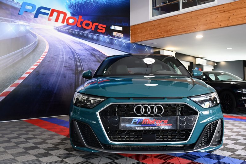 Audi A1 Sportback S-Line 40 TFSI 200 S-Tronic GPS ACC Caméra Pré Sense Drive Cuir Alcantara Lane JA 17 Vert Tioman – photo 10
