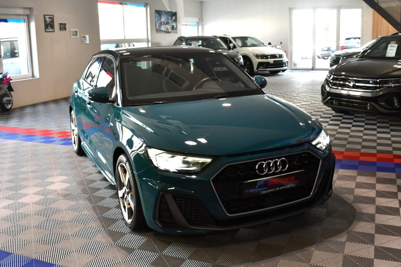 Audi A1 Sportback S-Line 40 TFSI 200 S-Tronic GPS ACC Caméra Pré Sense Drive Cuir Alcantara Lane JA 17 Vert Tioman – photo 36