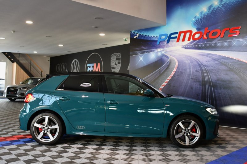 Audi A1 Sportback S-Line 40 TFSI 200 S-Tronic GPS ACC Caméra Pré Sense Drive Cuir Alcantara Lane JA 17 Vert Tioman – photo 37