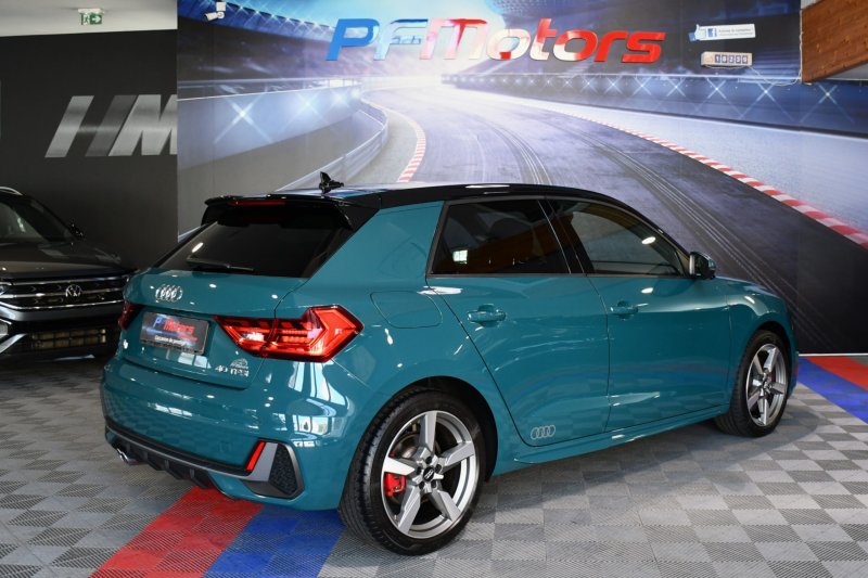 Audi A1 Sportback S-Line 40 TFSI 200 S-Tronic GPS ACC Caméra Pré Sense Drive Cuir Alcantara Lane JA 17 Vert Tioman – photo 38