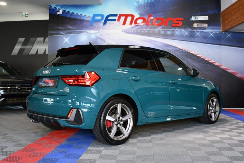 Audi A1 Sportback S-Line 40 TFSI 200 S-Tronic GPS ACC Caméra Pré Sense Drive Cuir Alcantara Lane JA 17 Vert Tioman – photo 39