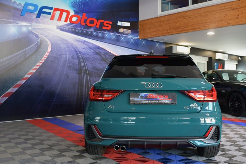 Audi A1 Sportback S-Line 40 TFSI 200 S-Tronic GPS ACC Caméra Pré Sense Drive Cuir Alcantara Lane JA 17 Vert Tioman – photo 40