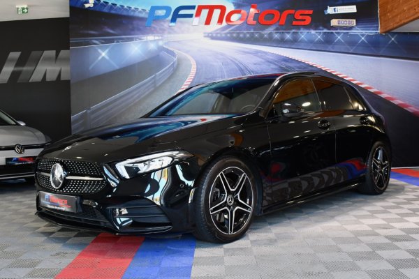 Mercedes Benz Classe A 220 AMG Line BVA GPS Pro TO M-Bux Lumière D’ambiance LED Car Play Caméra Freinage JA 18 – photo 1