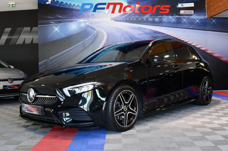 Mercedes Benz Classe A 220 AMG Line BVA GPS Pro TO M-Bux Lumière D’ambiance LED Car Play Caméra Freinage JA 18 – photo 1