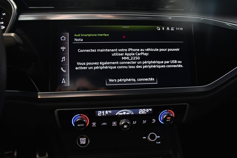 Audi Q3 Sportback S-Line 35 TDI 150 S-Tronic GPS Virtual Hayon Pré Sense Car Play Caméra Lane Efficience JA 19 – photo 23