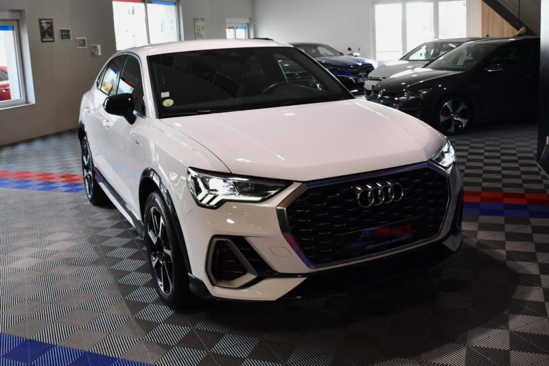 Audi Q3 Sportback S-Line 35 TDI 150 S-Tronic GPS Virtual Hayon Pré Sense Car Play Caméra Lane Efficience JA 19 – photo 27
