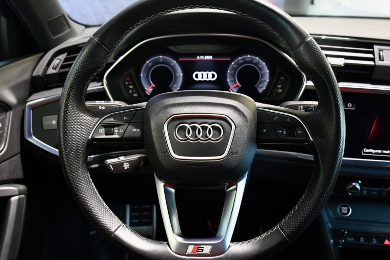 Audi Q3 Sportback S-Line 35 TDI 150 S-Tronic GPS Virtual Caméra Car Play Pré Sense Hayon Efficience JA 19 – photo 15