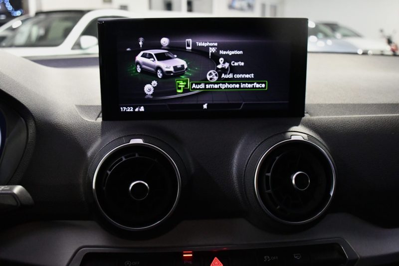 Audi Q2 Sport 35 TFSI 150 S-Tronic GPS Virtual Cuir Caméra ACC Pré Sense Car Play LED Hayon JA 17 – photo 25