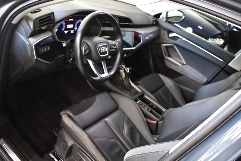 Audi Q3 Sportback S-Line Design Luxe 35 TFSI 150 S-Tronic GPS Virtual Car Play ACC Cuir Lane Pré Sense Induction Attelage Hayon JA 20 – photo 15
