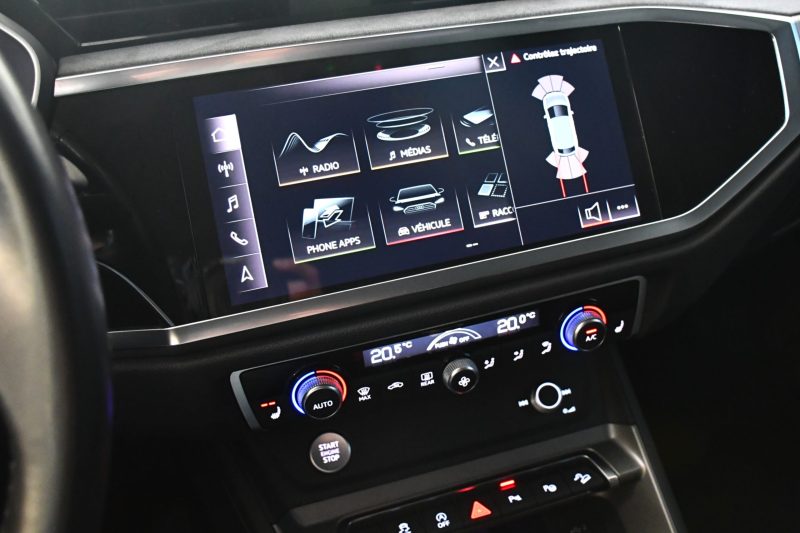 Audi Q3 Sportback S-Line Design Luxe 35 TFSI 150 S-Tronic GPS Virtual Car Play ACC Cuir Lane Pré Sense Induction Attelage Hayon JA 20 – photo 31