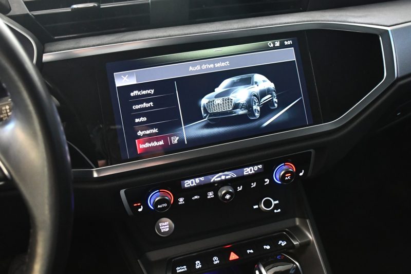 Audi Q3 Sportback S-Line Design Luxe 35 TFSI 150 S-Tronic GPS Virtual Car Play ACC Cuir Lane Pré Sense Induction Attelage Hayon JA 20 – photo 33